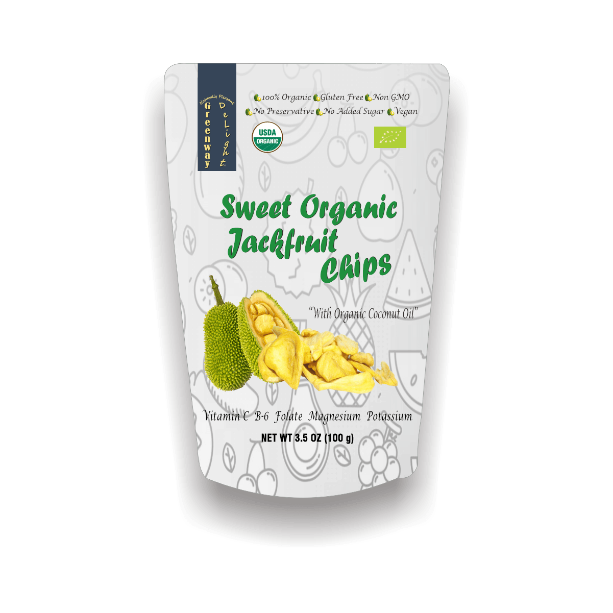 pouch jackfruit 100 gram depan