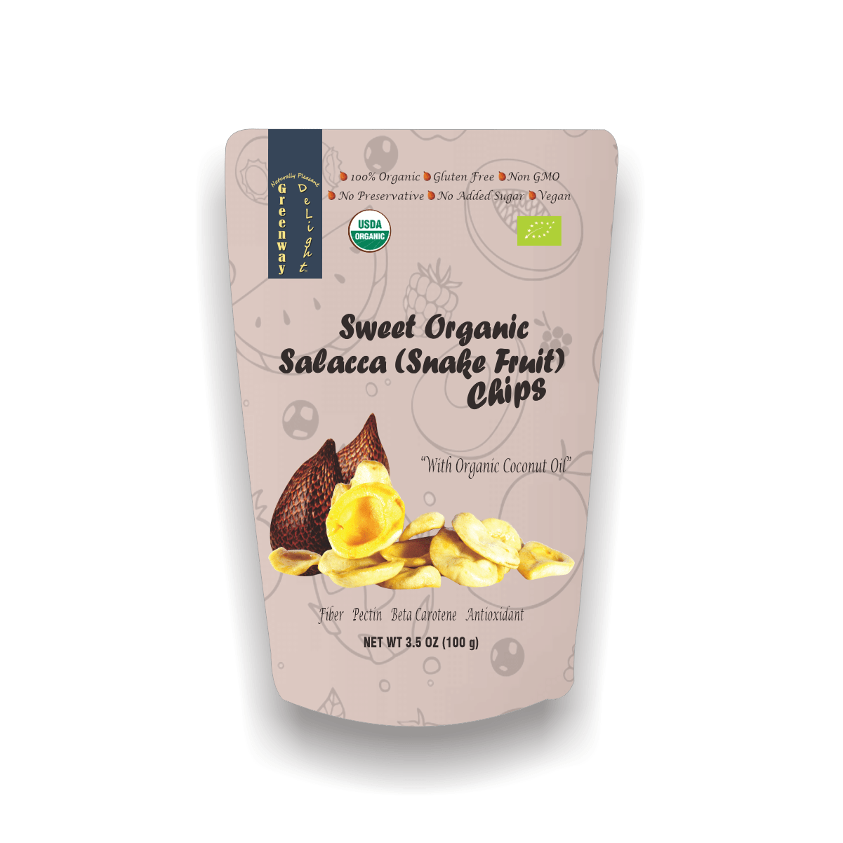 pouch sallaca 100 gram depan